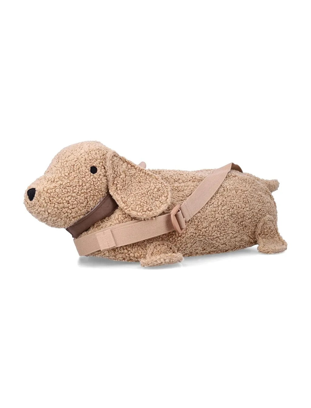 Il Gufo Bouclé Dachshund Bag