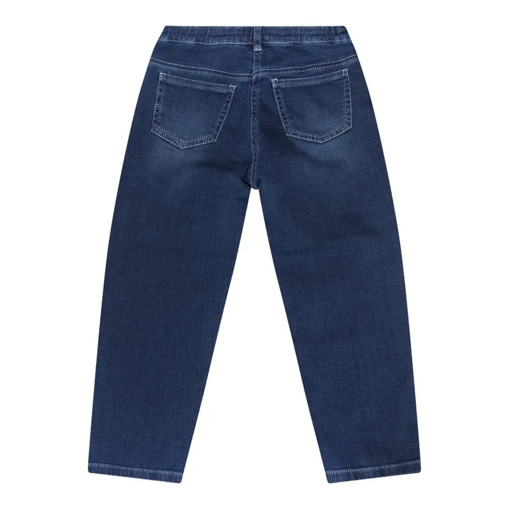 Il Gufo Button Detailed Baggy-Cut Jeans