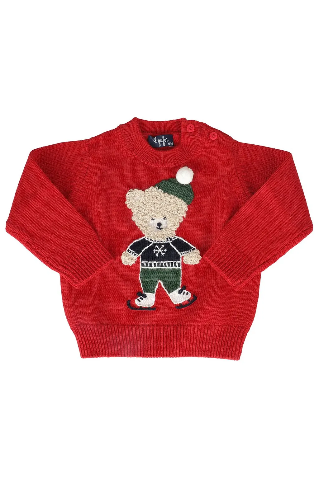 Il Gufo Intarsia-Knitted Crewneck Jumper