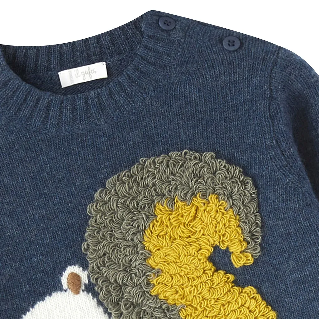 Il Gufo Squirrel Knitted Jumper