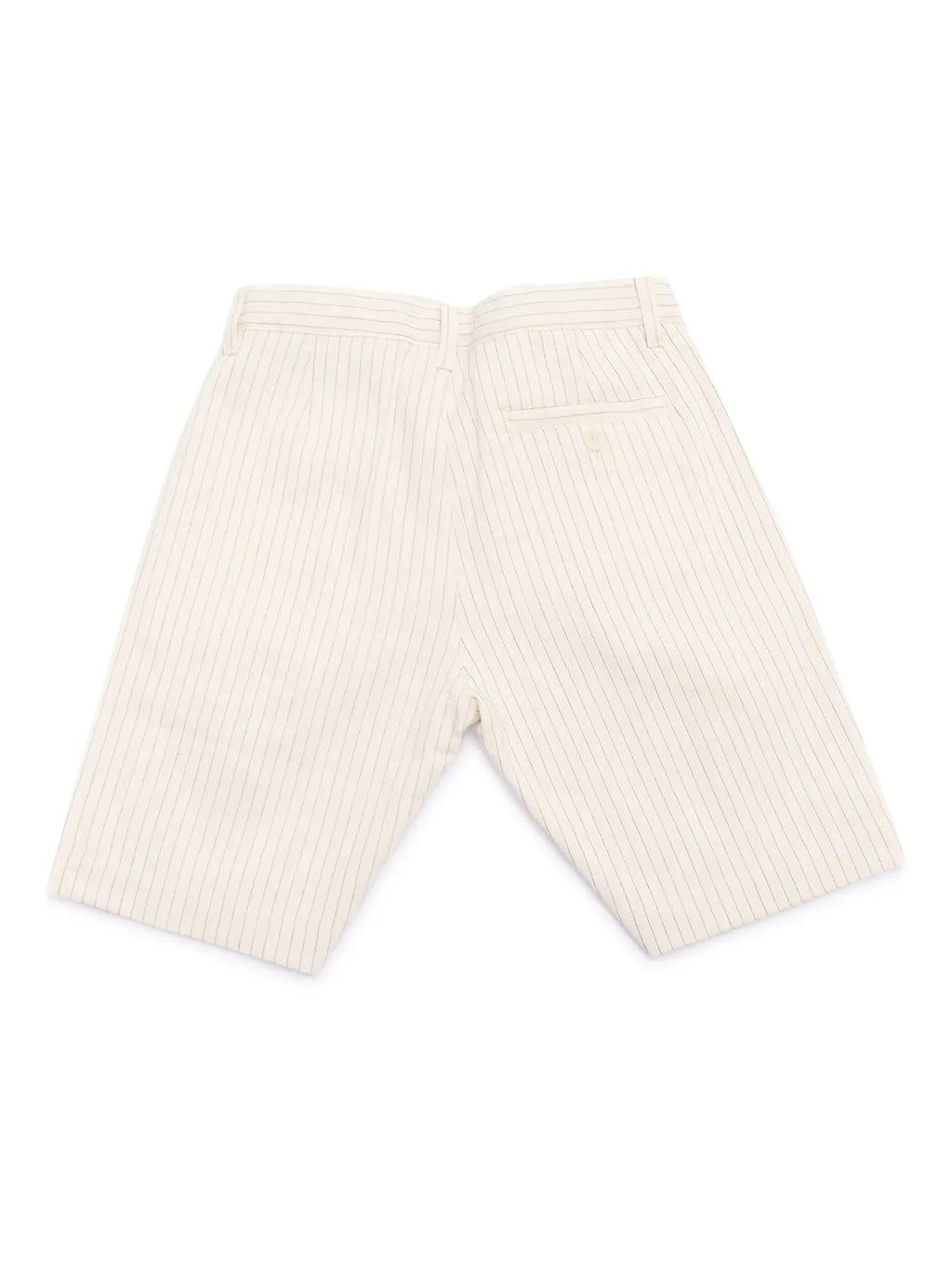 Il Gufo Striped Pleated Shorts