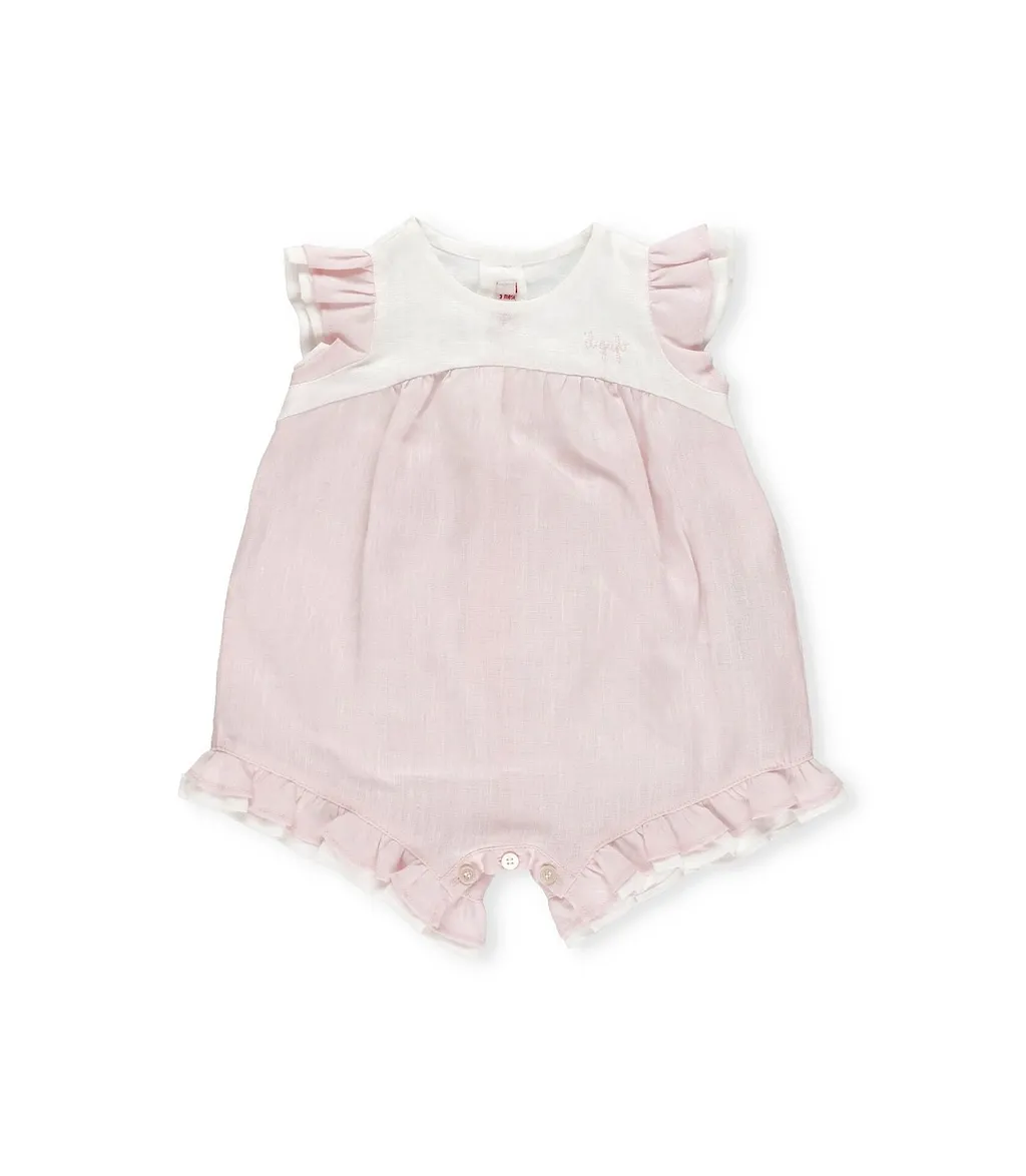 Il Gufo Two-Toned Crewneck Shorties