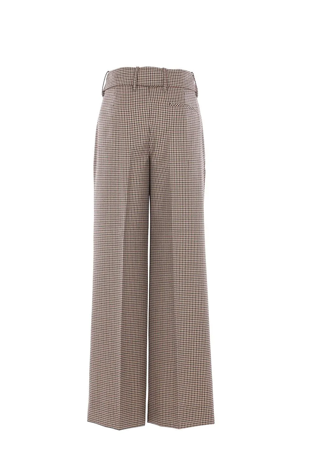 Incotex Checked Belted Straight-Leg Trousers