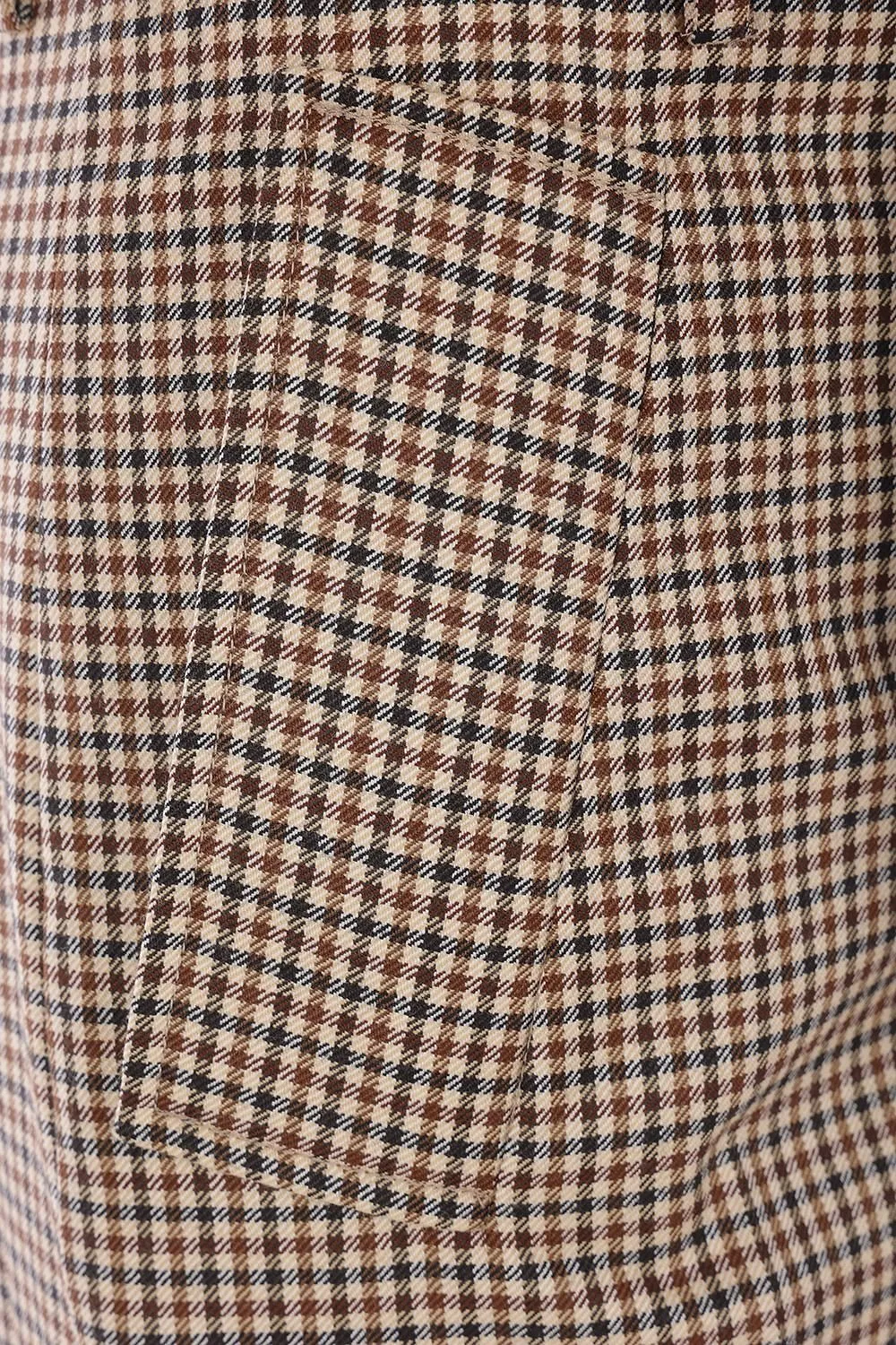 Incotex Checked Belted Straight-Leg Trousers