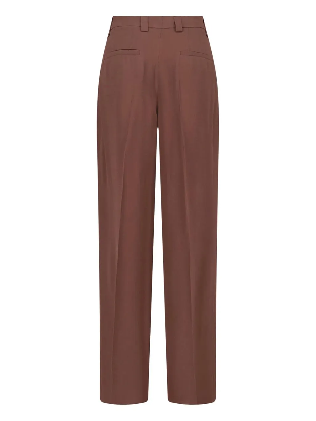 Pleated Straight-Leg Pants