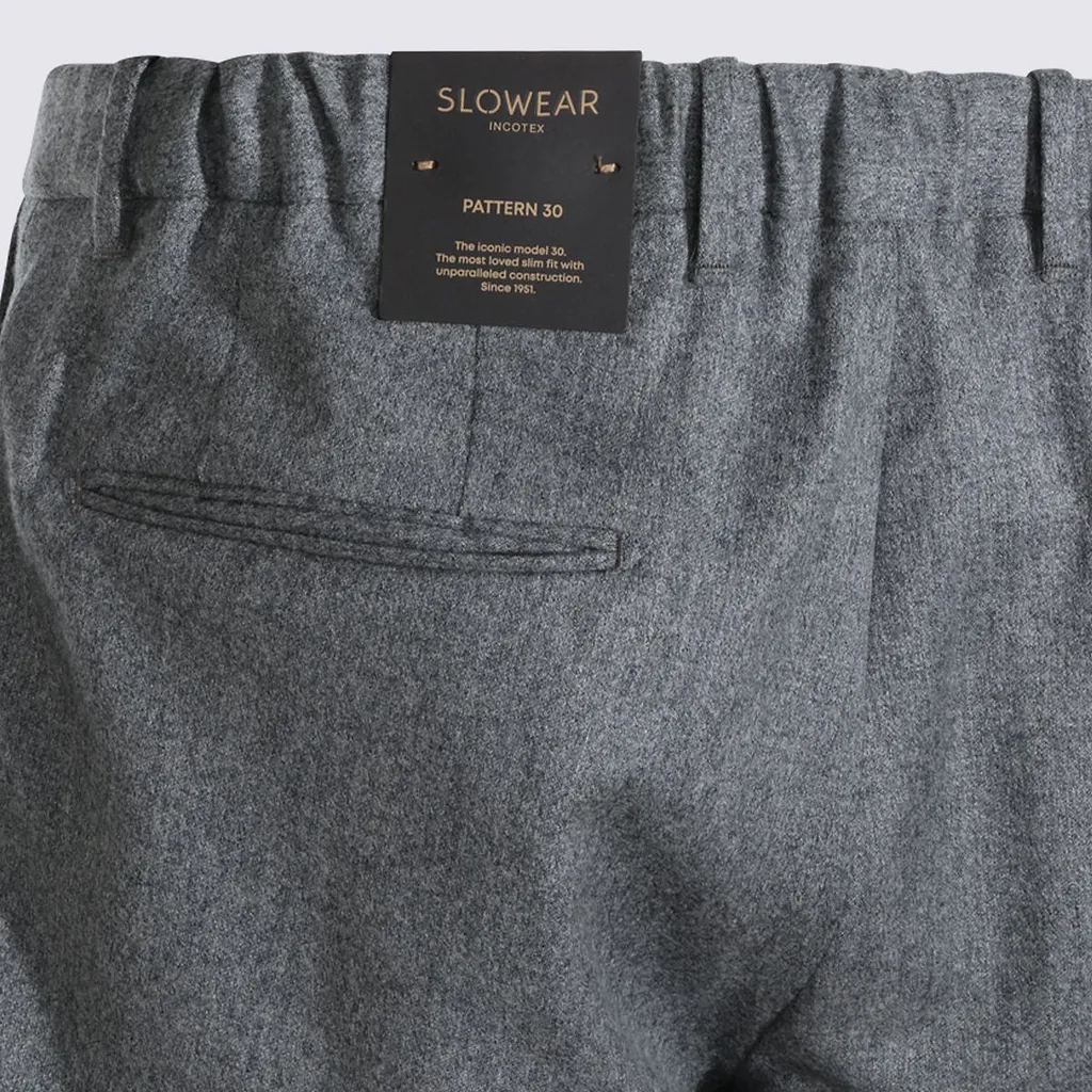 Incotex Tailored Elastic-Waist Pants
