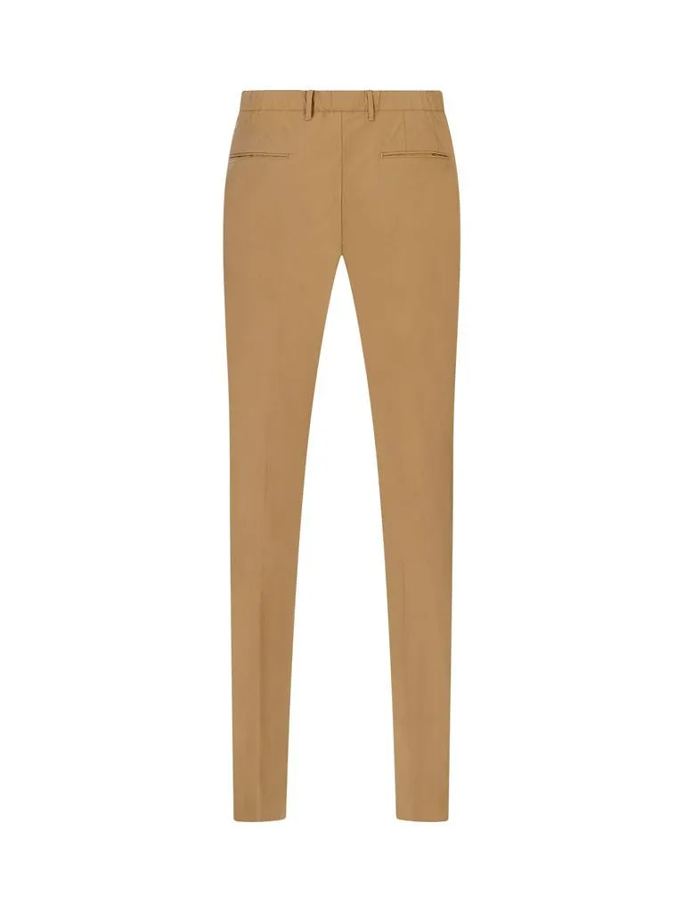 Teknotela Logo Patch Slim-Fit Pants