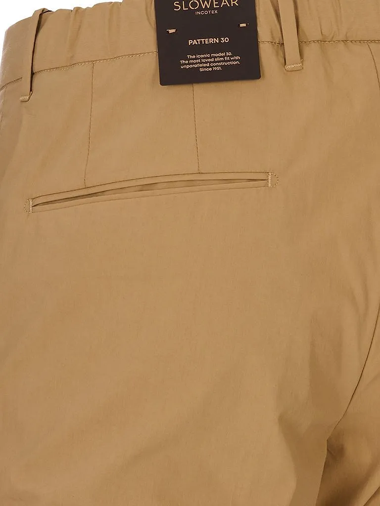 Teknotela Logo Patch Slim-Fit Pants