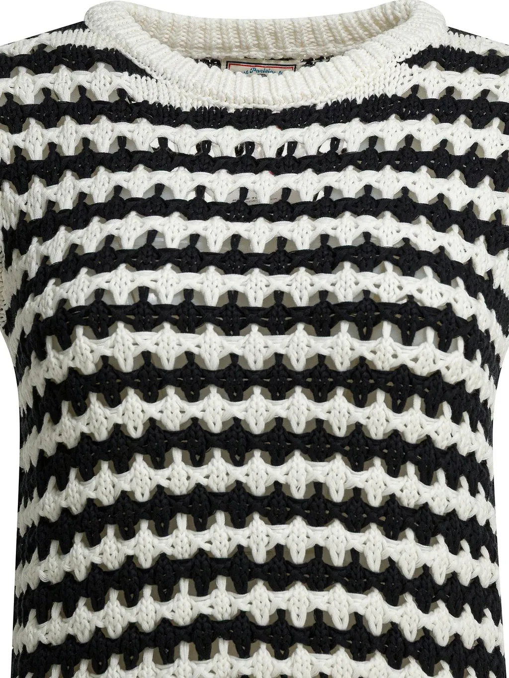 Striped Knitted Vest