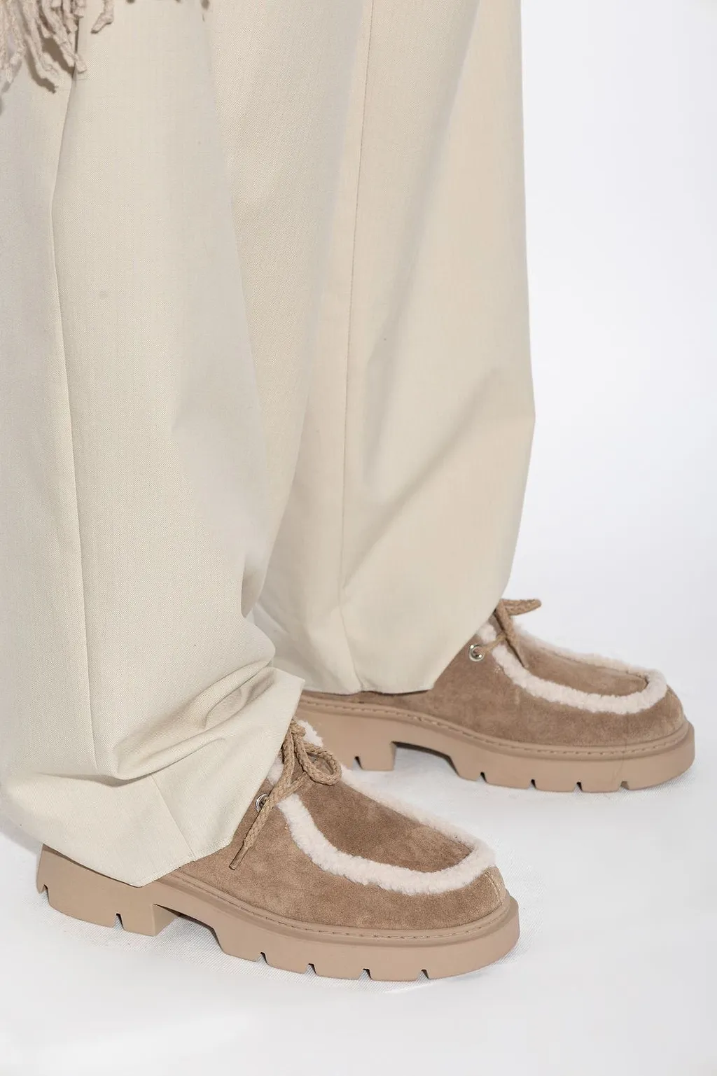 Inuikii Mocabee Curly Lace-Up Shoes