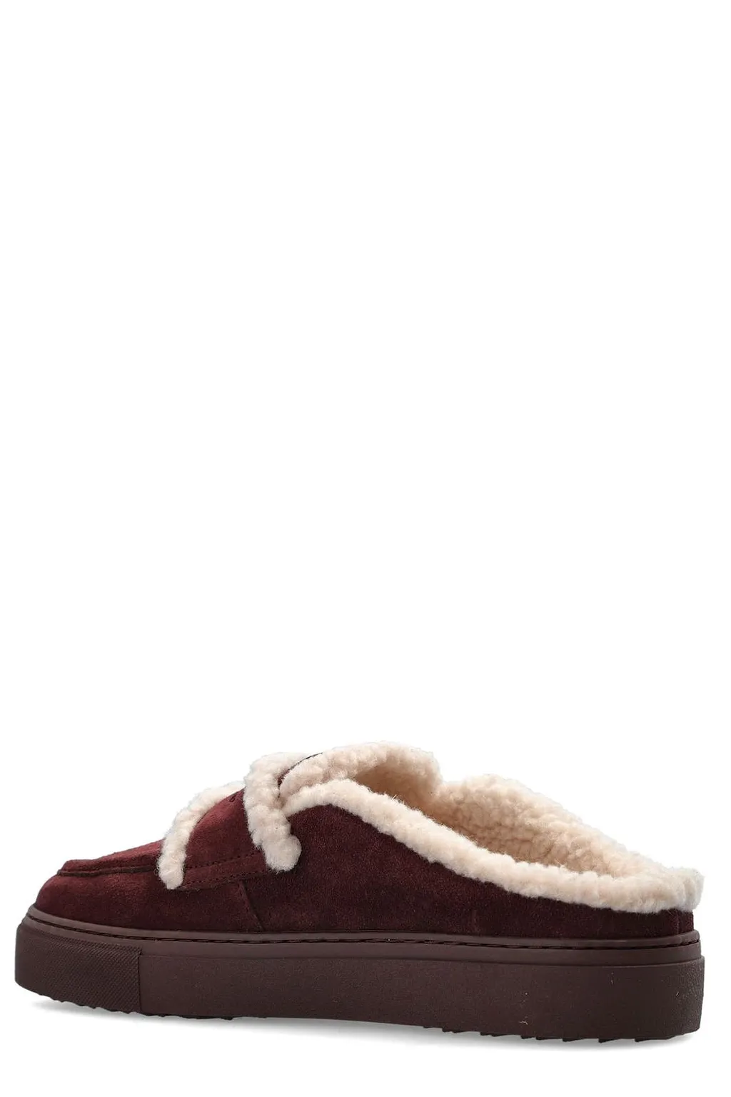 Inuikii Shearling Strap Flat Mules