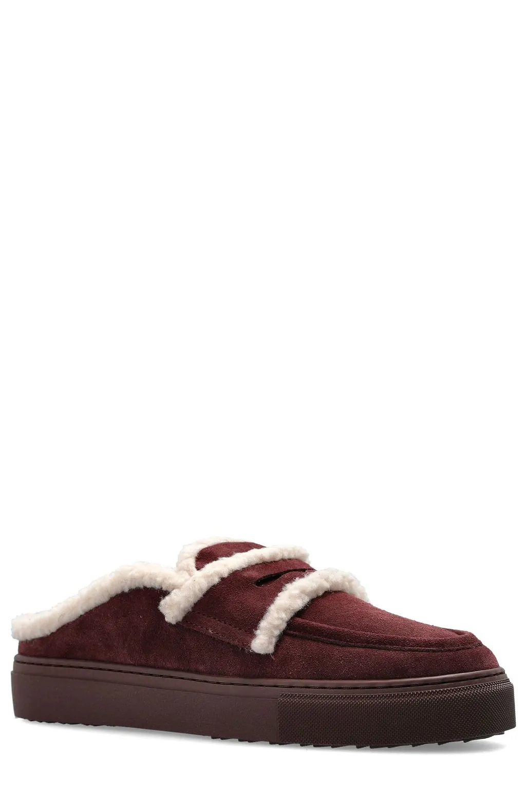 Inuikii Shearling Strap Flat Mules
