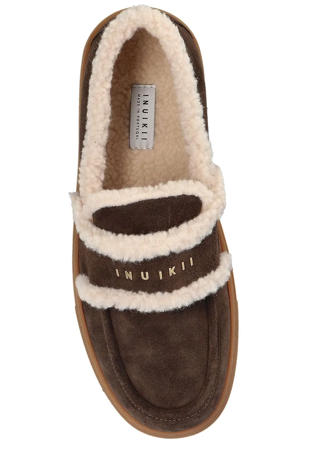 Inuikii Shearling Trim Flat Shoes