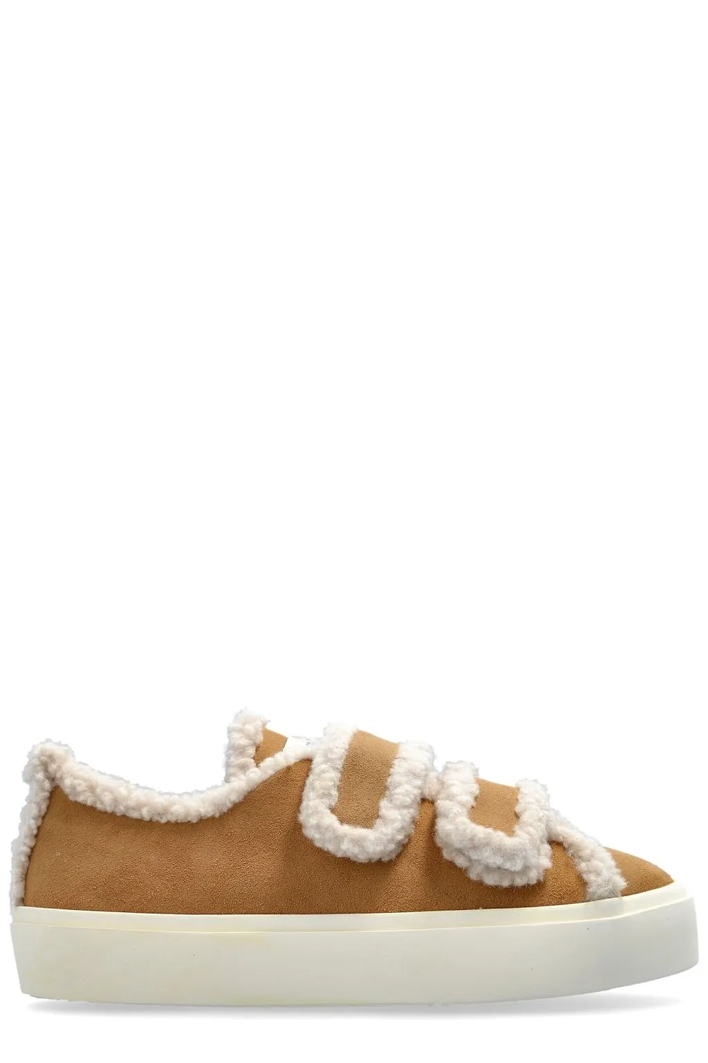 Inuikii Shearling-Trimmed Low-Top Sneakers