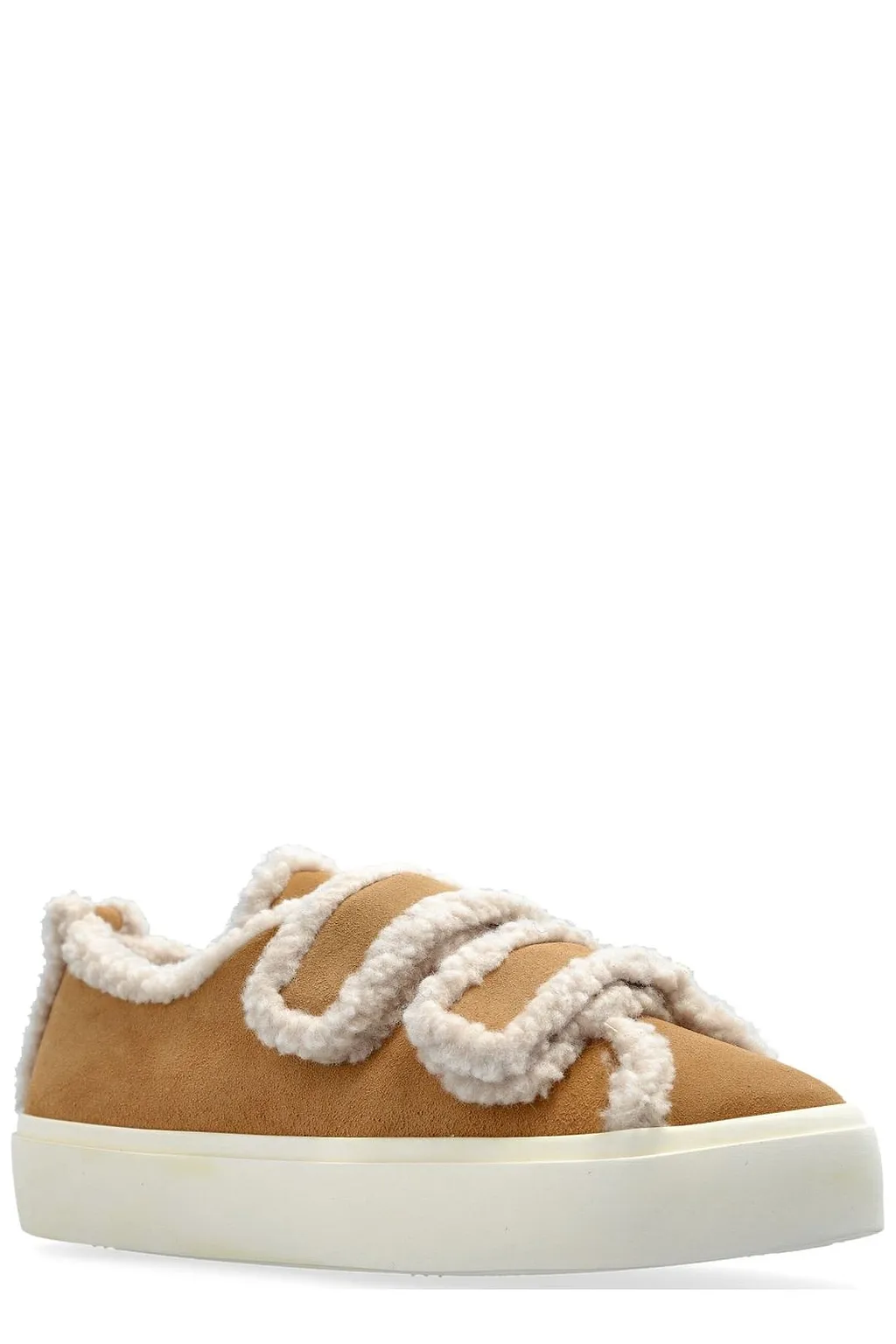 Inuikii Shearling-Trimmed Low-Top Sneakers