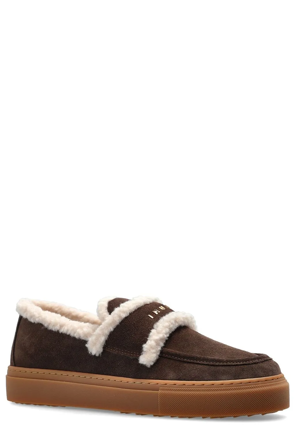 Inuikii Shearling Trim Flat Shoes