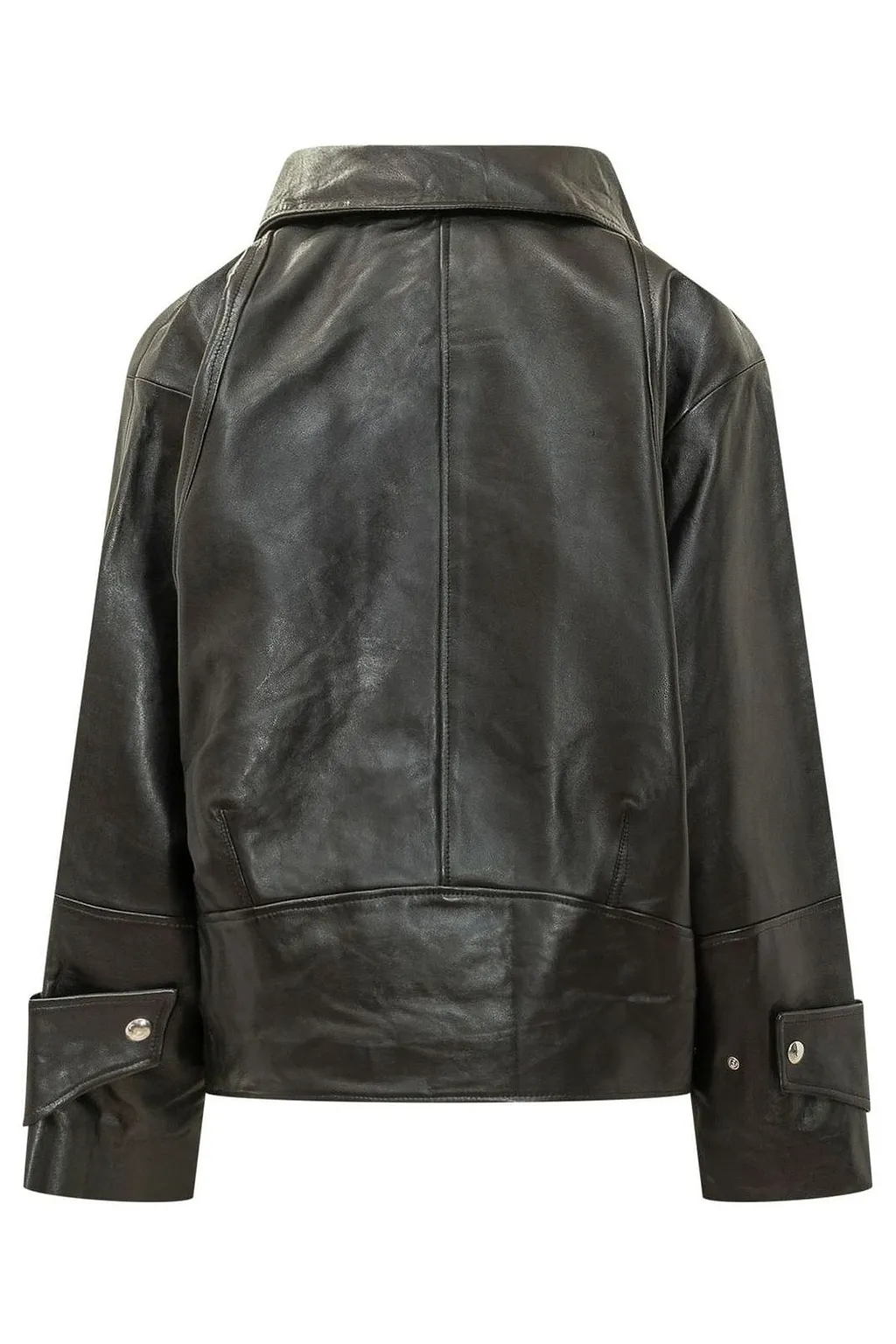 Iro Rubis Short Leather Trench Coat