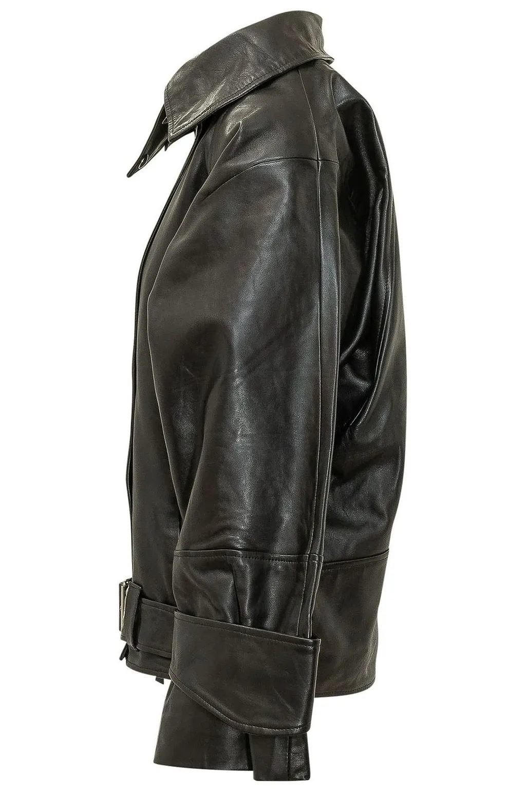 Iro Rubis Short Leather Trench Coat