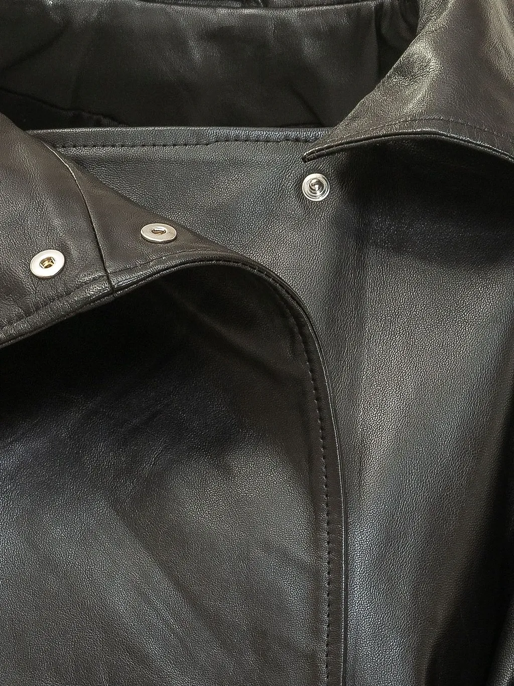 Iro Rubis Short Leather Trench Coat