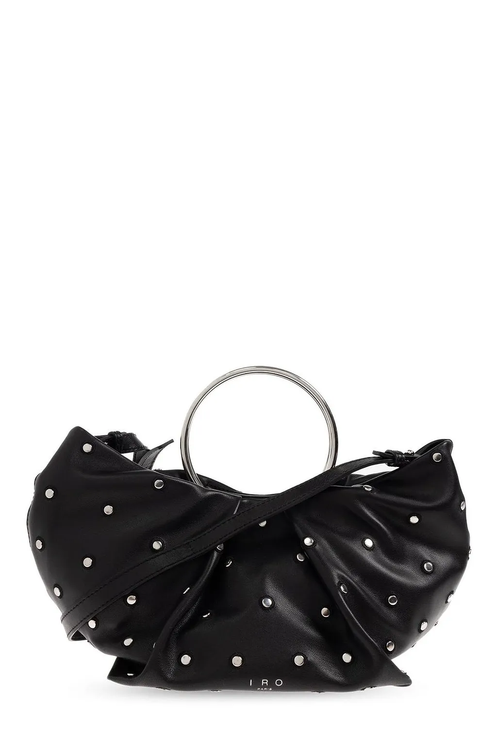Iro Pleated Studded Tote Bag
