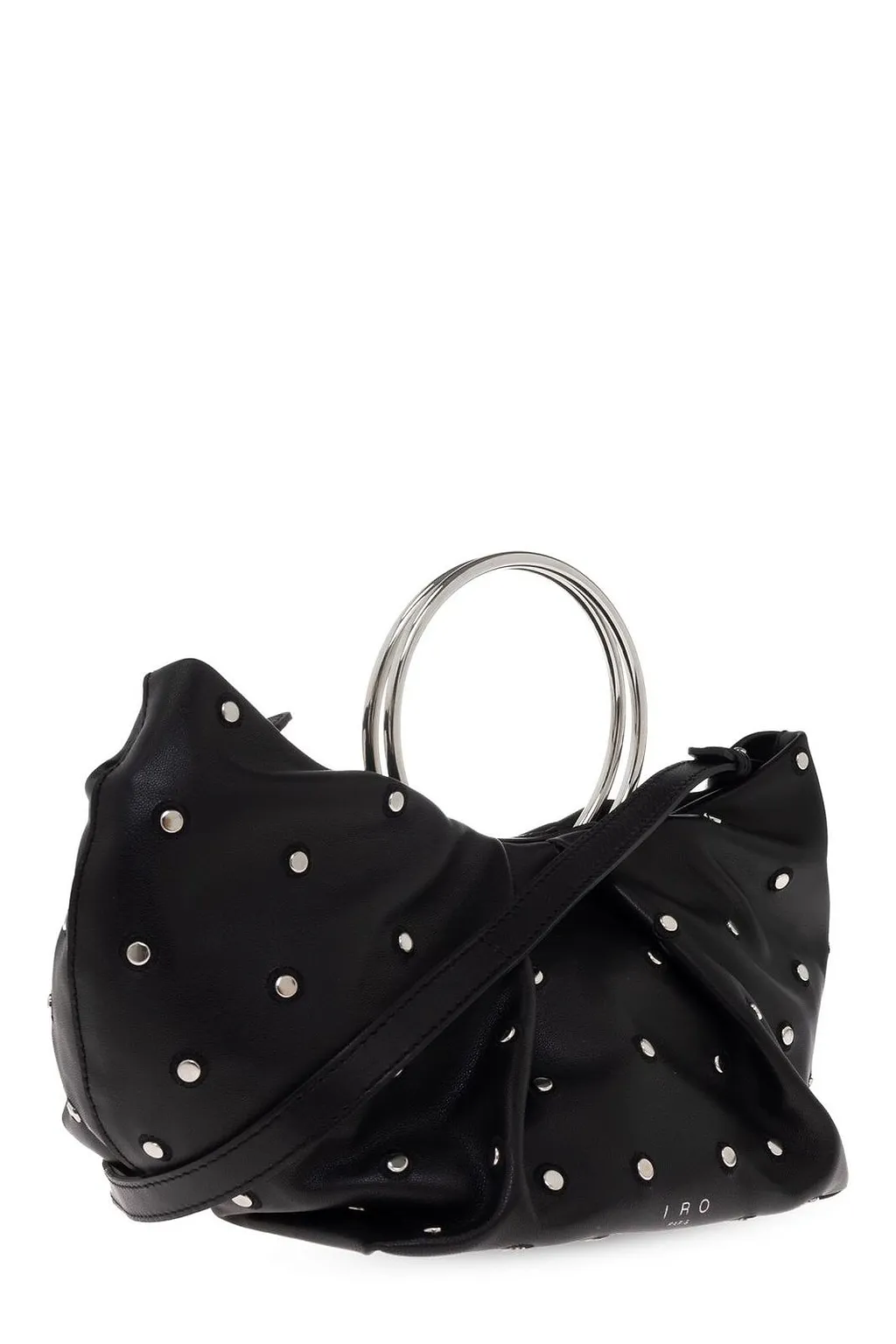 Iro Pleated Studded Tote Bag