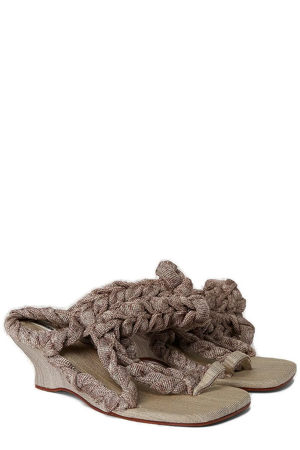 Isa Boulder Medusa Short Wedge Stretch Sandals