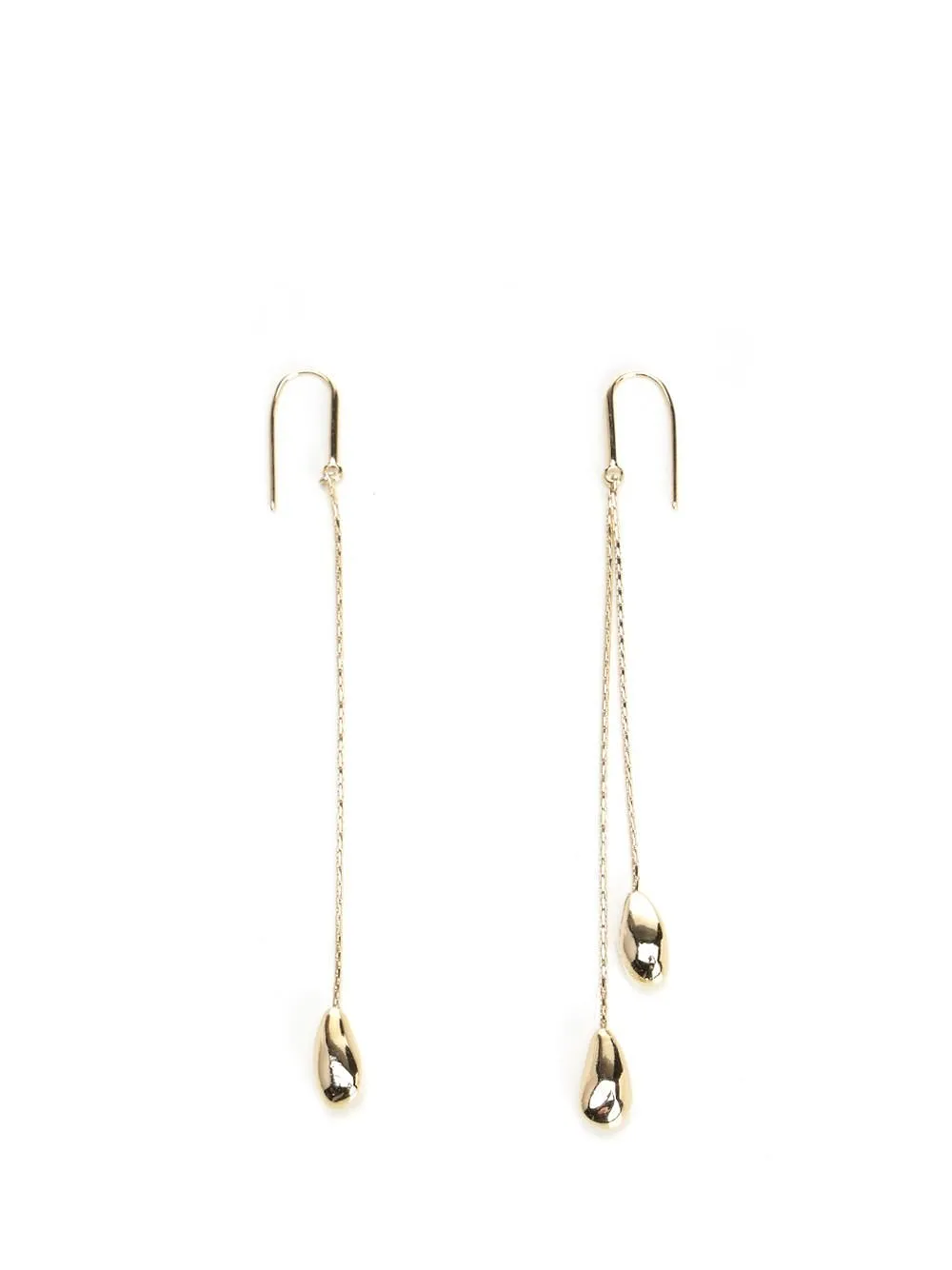 Asymmetric Drop Chain Earrings