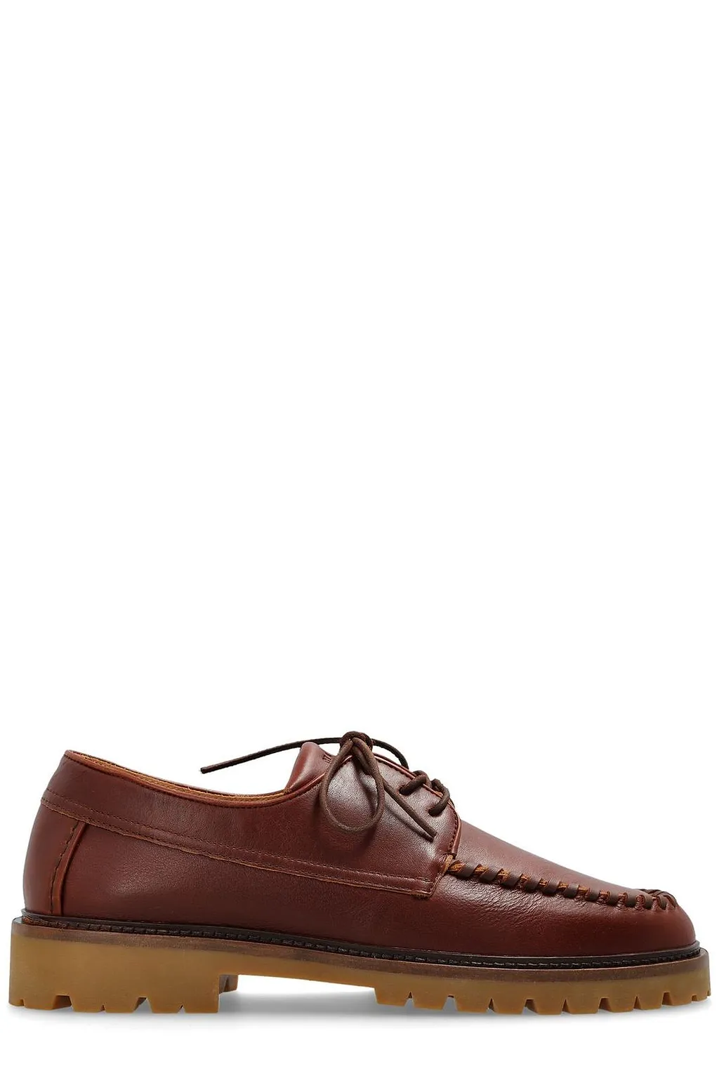 Isabel Marant Byren Round Toe Lace-Up Shoes