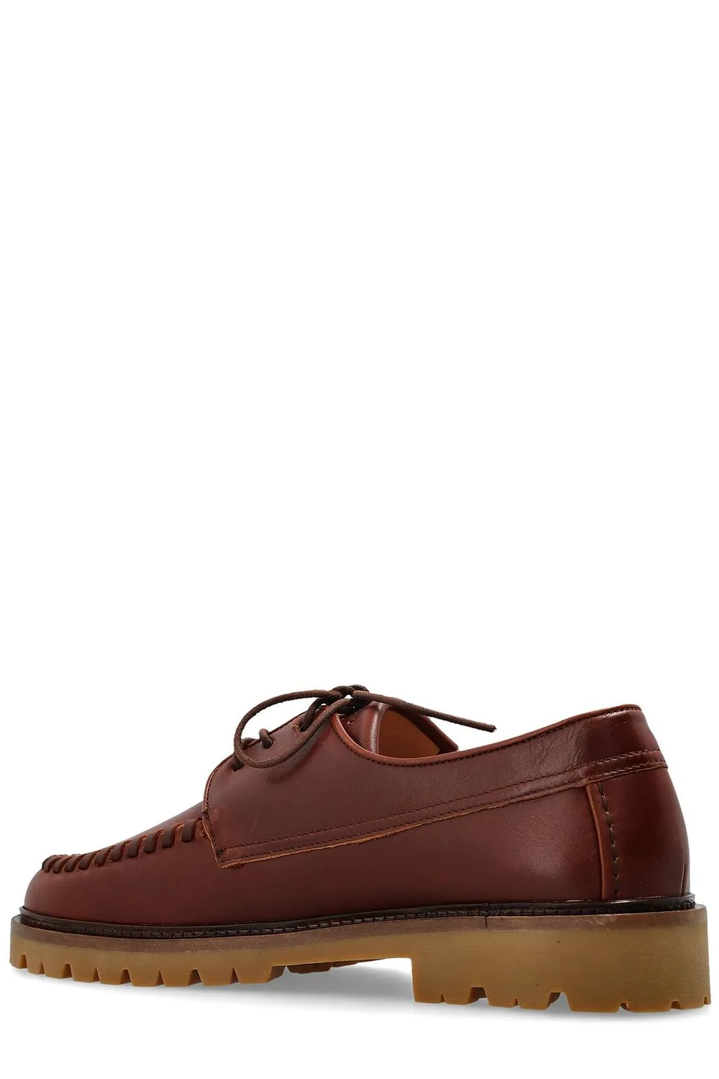 Isabel Marant Byren Round Toe Lace-Up Shoes