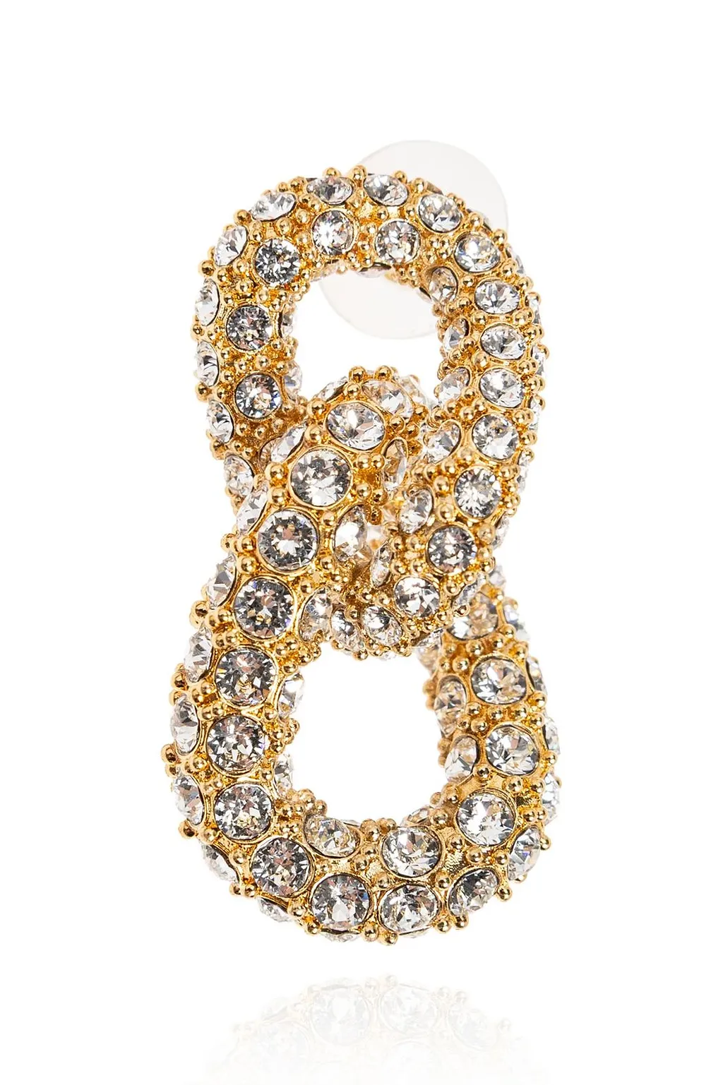 Isabel Marant Crystal Loop Drop Earrings