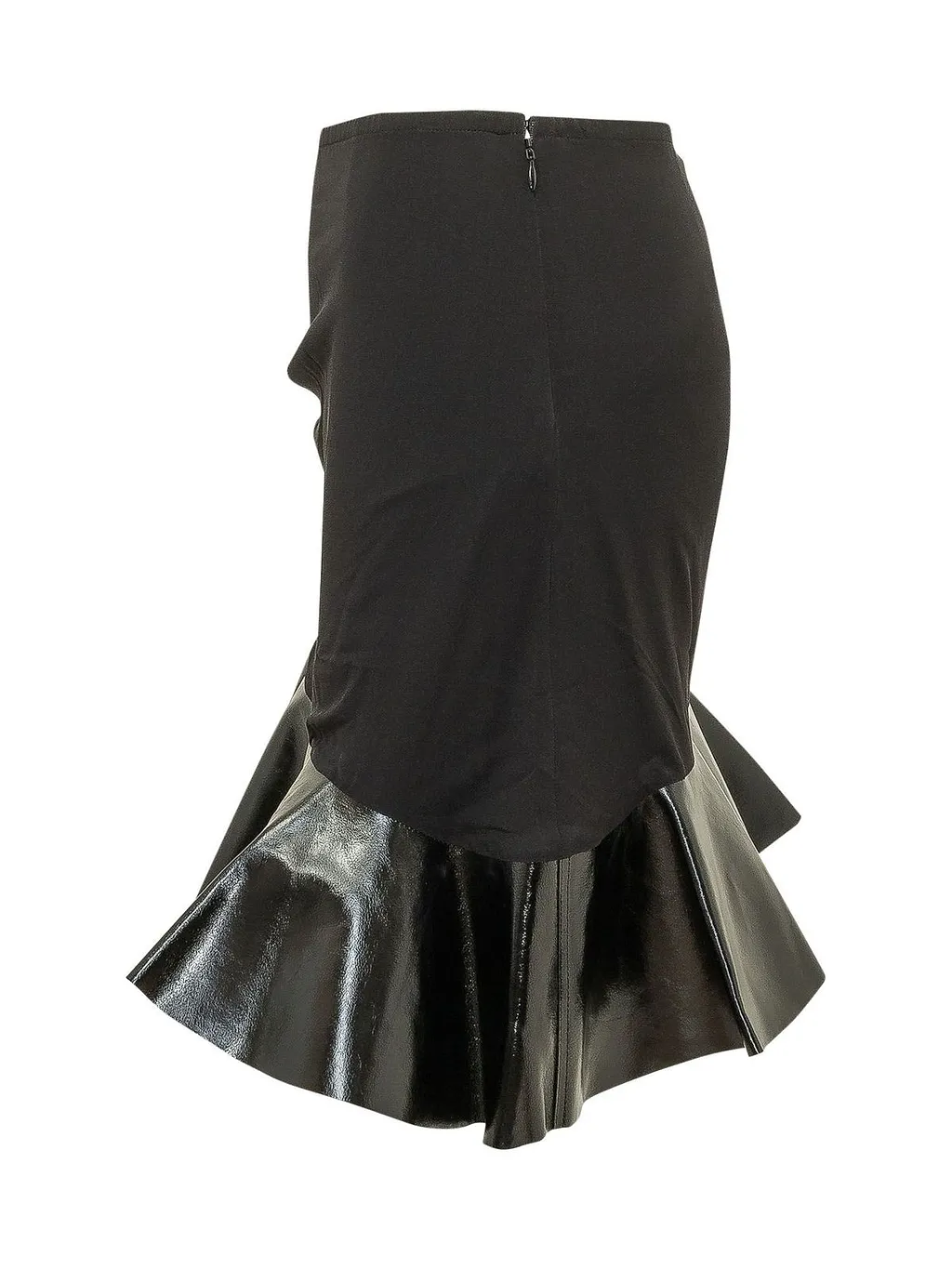 Fadela Ruched Ruffled Skirt