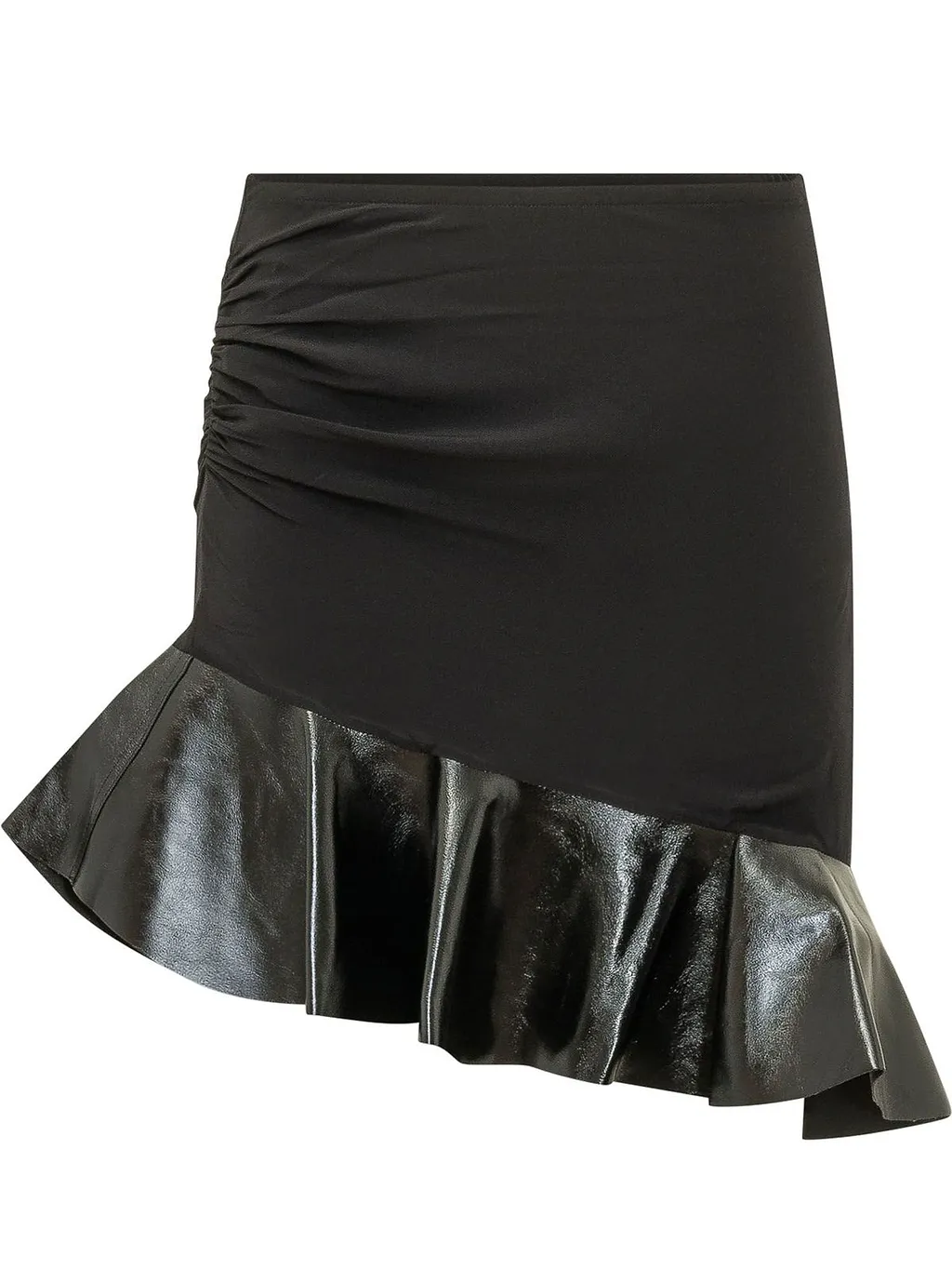 Fadela Ruched Ruffled Skirt