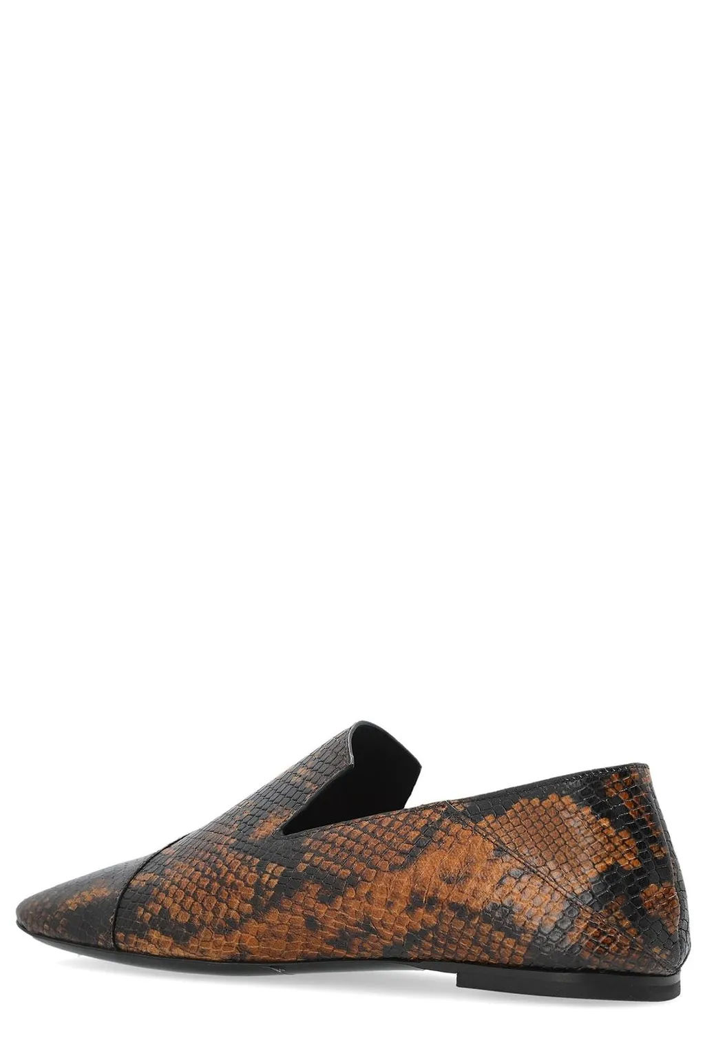 Iro Embossed Flat Loafers