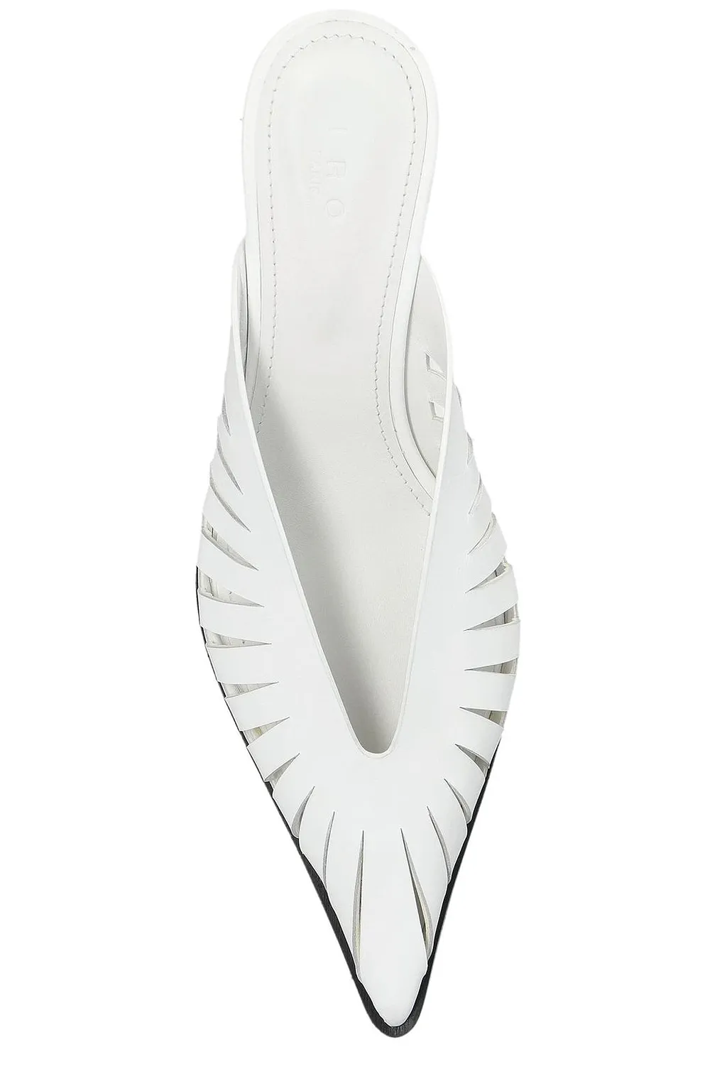 Fauve Cutout Wedge Mules