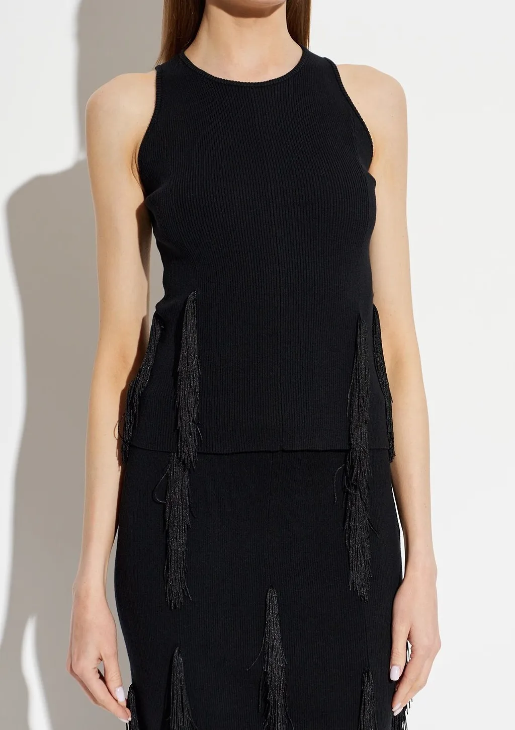 Flocon Sleeveless Knitted Top