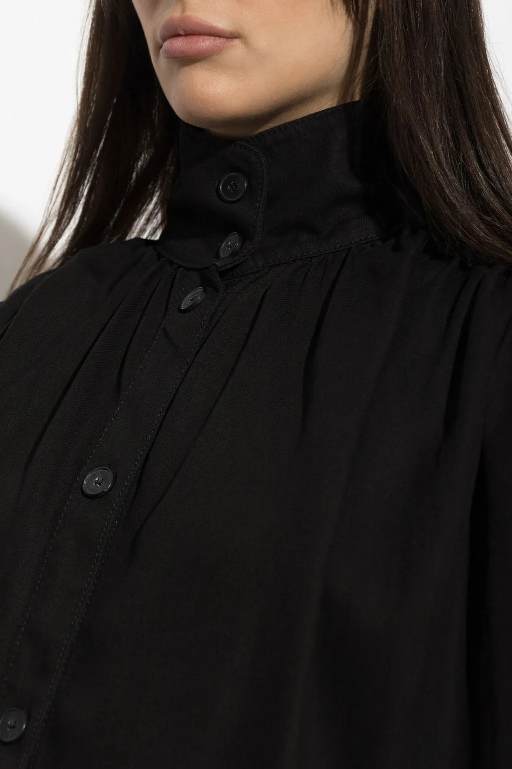 Fenyra High-Neck Button Shirt