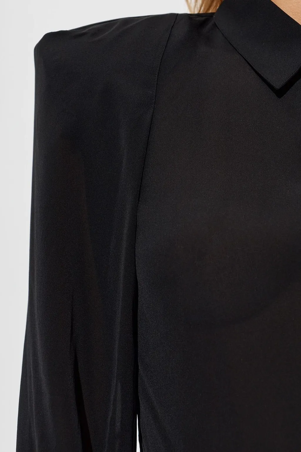 Foxie Sheer Button-Up Shirt