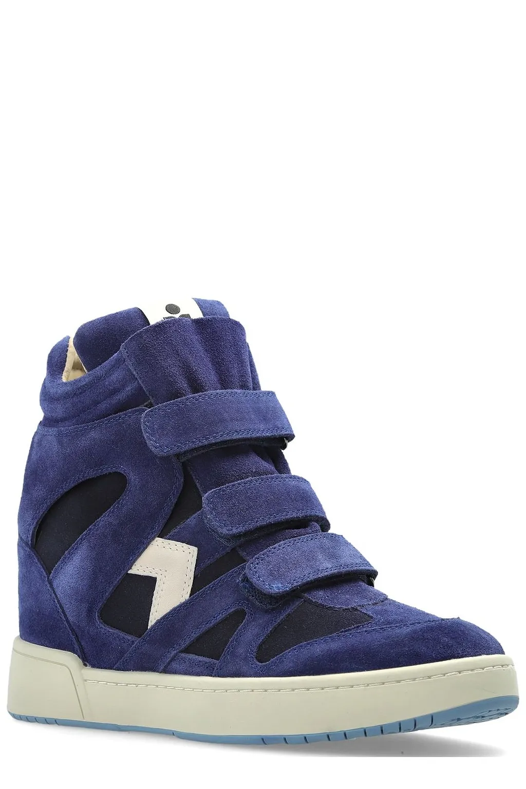 Isabel Marant Im3 High-Top Leather Wedge Sneakers