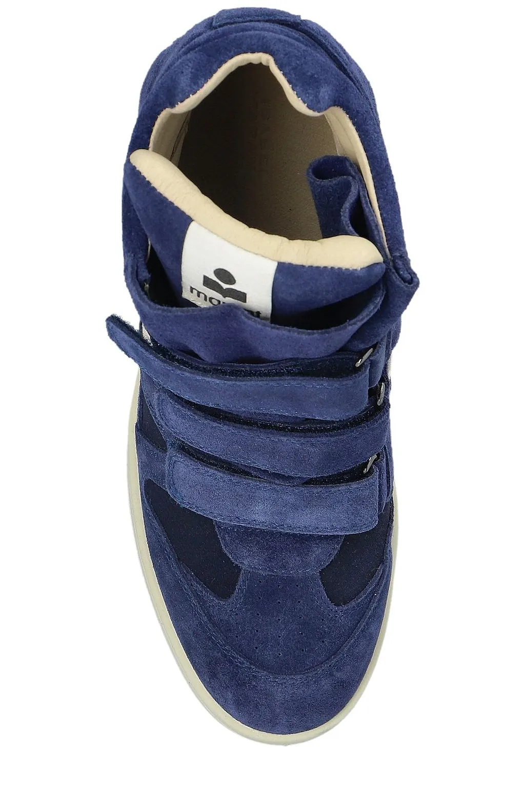 Isabel Marant Im3 High-Top Leather Wedge Sneakers
