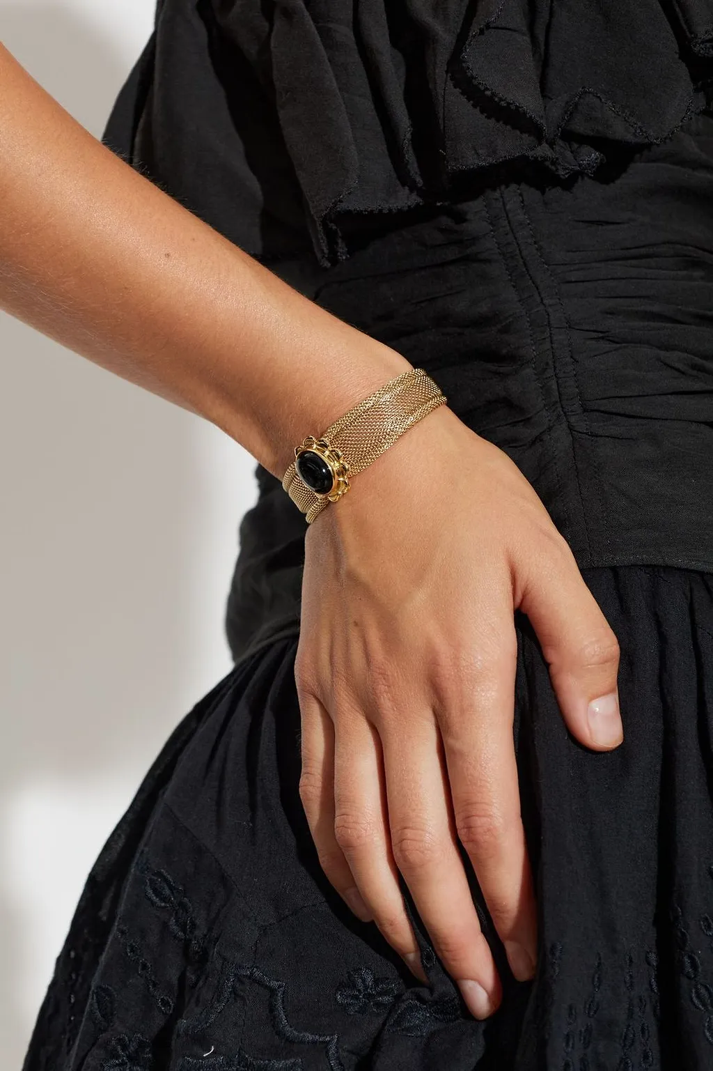 Isabel Marant Mesh Stone Bracelet