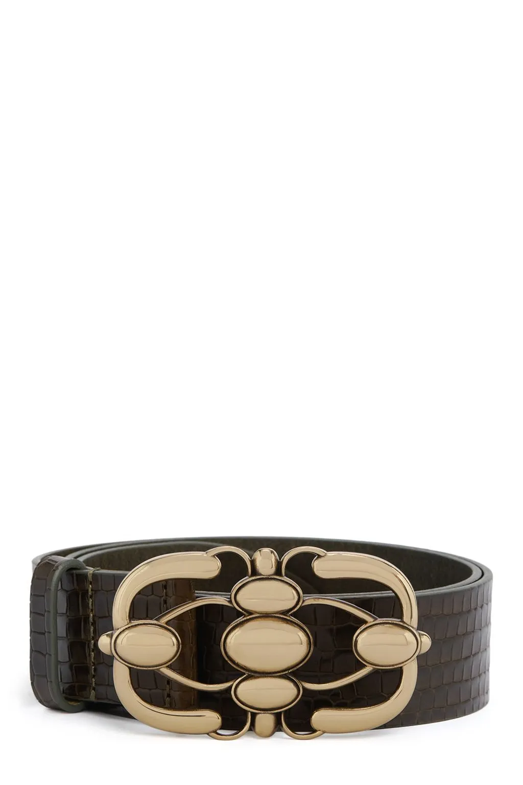 Isabel Marant Mirko Embossed Buckle Belt