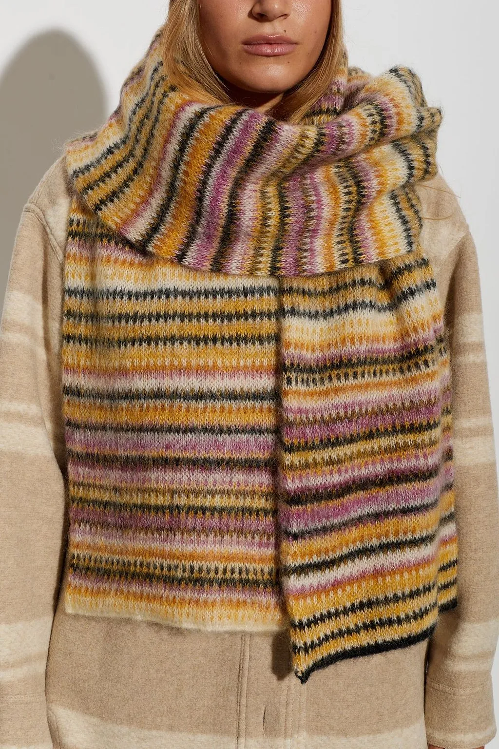 Mouna Striped Scarf