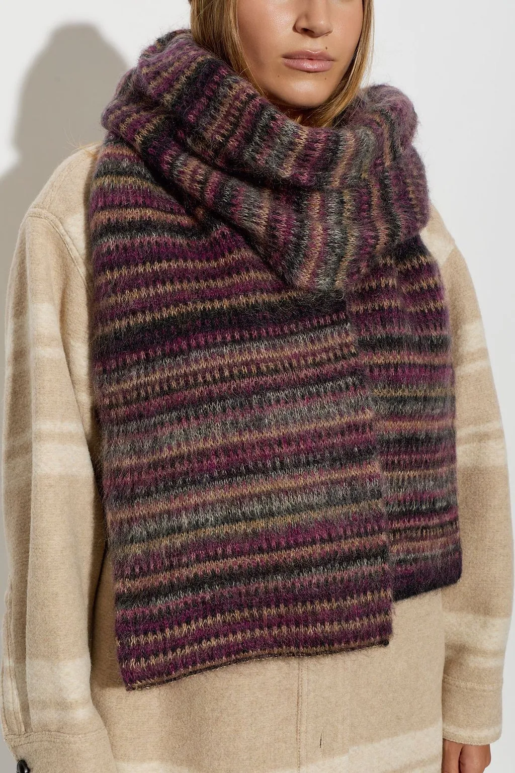 Mouna Striped Scarf
