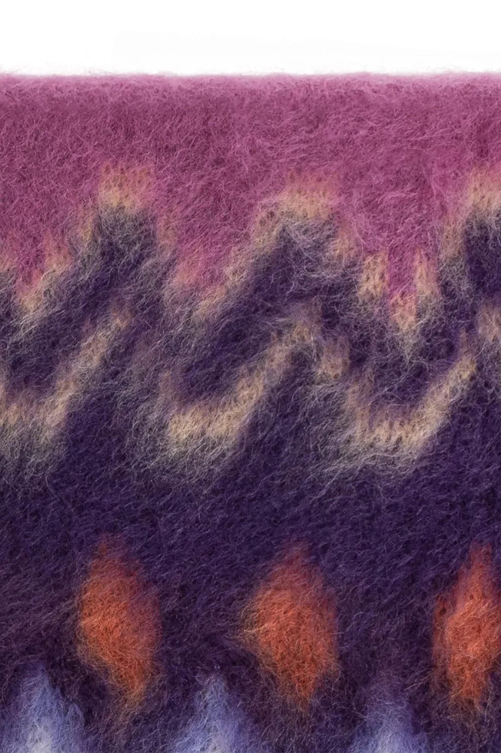 Isabel Marant Pattern Detailed Fringed Scarf