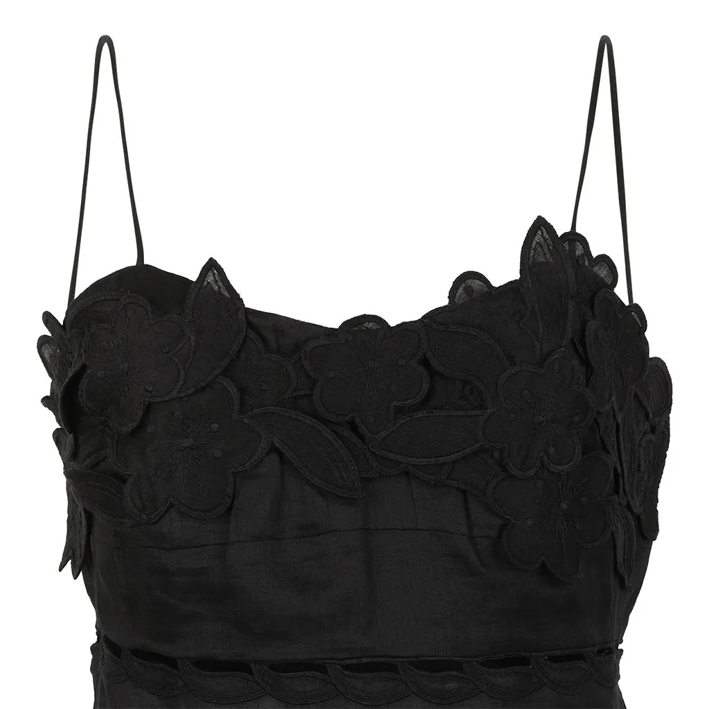 Isabel Marant Reola Floral Lace Mini Dress
