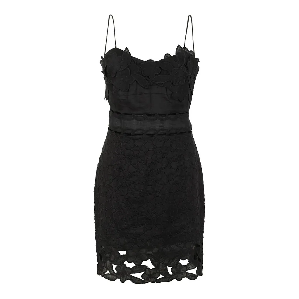 Isabel Marant Reola Floral Lace Mini Dress