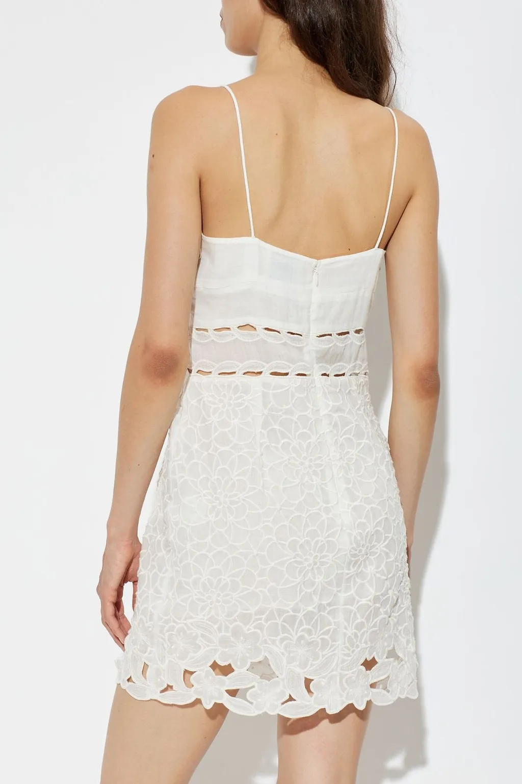 Reola Floral Lace Mini Dress