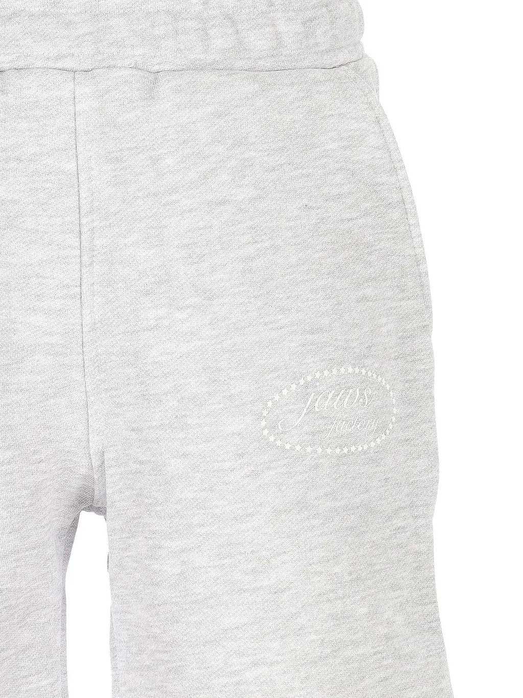 Jaws Logo Embroidered High Waist Shorts