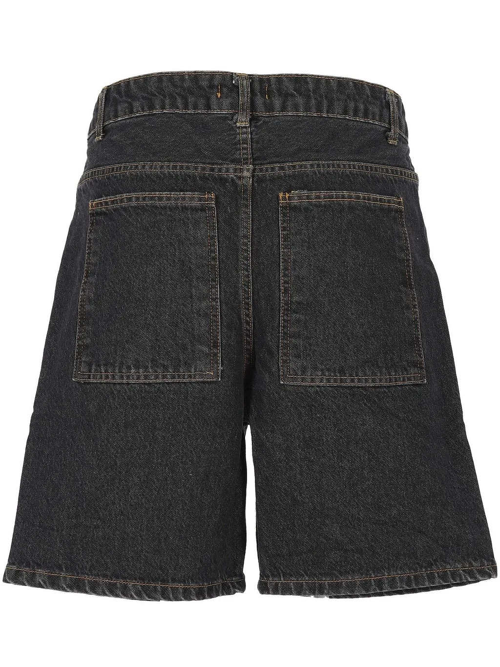 Jaws Button Detailed Denim Shorts