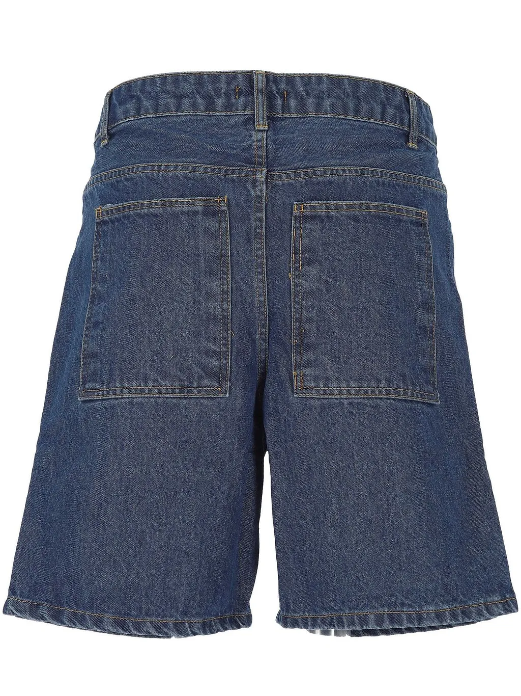 Jaws Button Detailed Denim Shorts